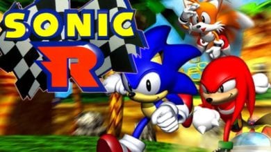 Sonic R title screen