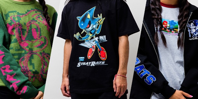 Stray Rats unveils range of Sonic the Hedgehog merchandise