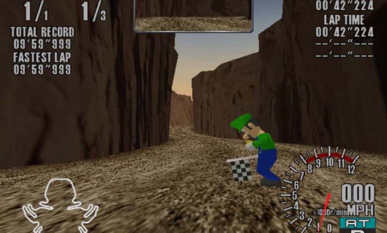 Luigi in SEGA GT