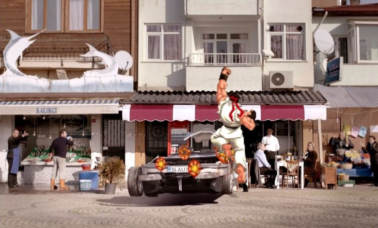 Street Fighter II insurance commercial