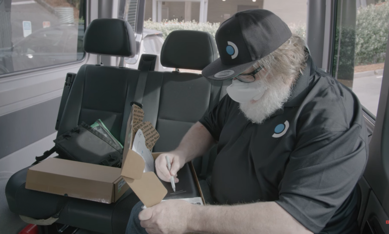 Gabe Newell delivering Steam Deck himself while reminiscing about