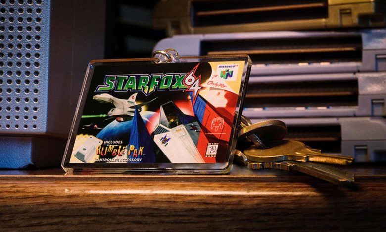 Nintendo 64 Keychains - Star Fox 64