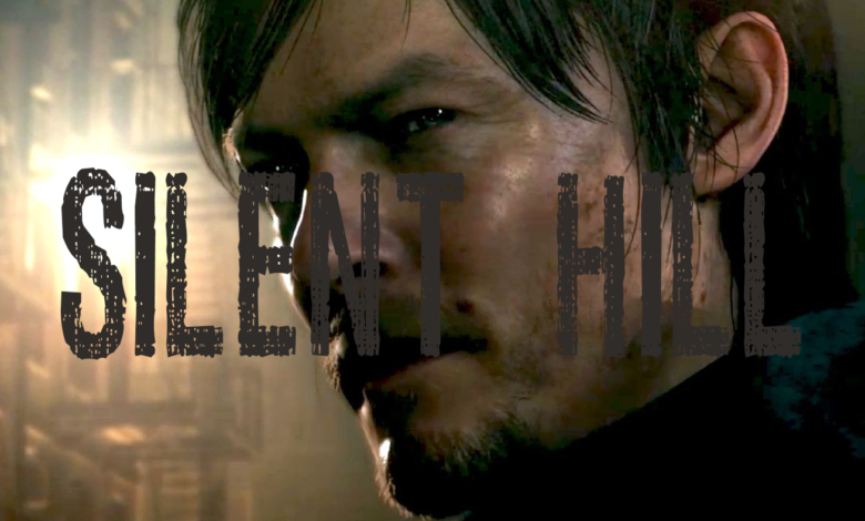 Silent Hill logo over Norman Reedus from the P.T. demo