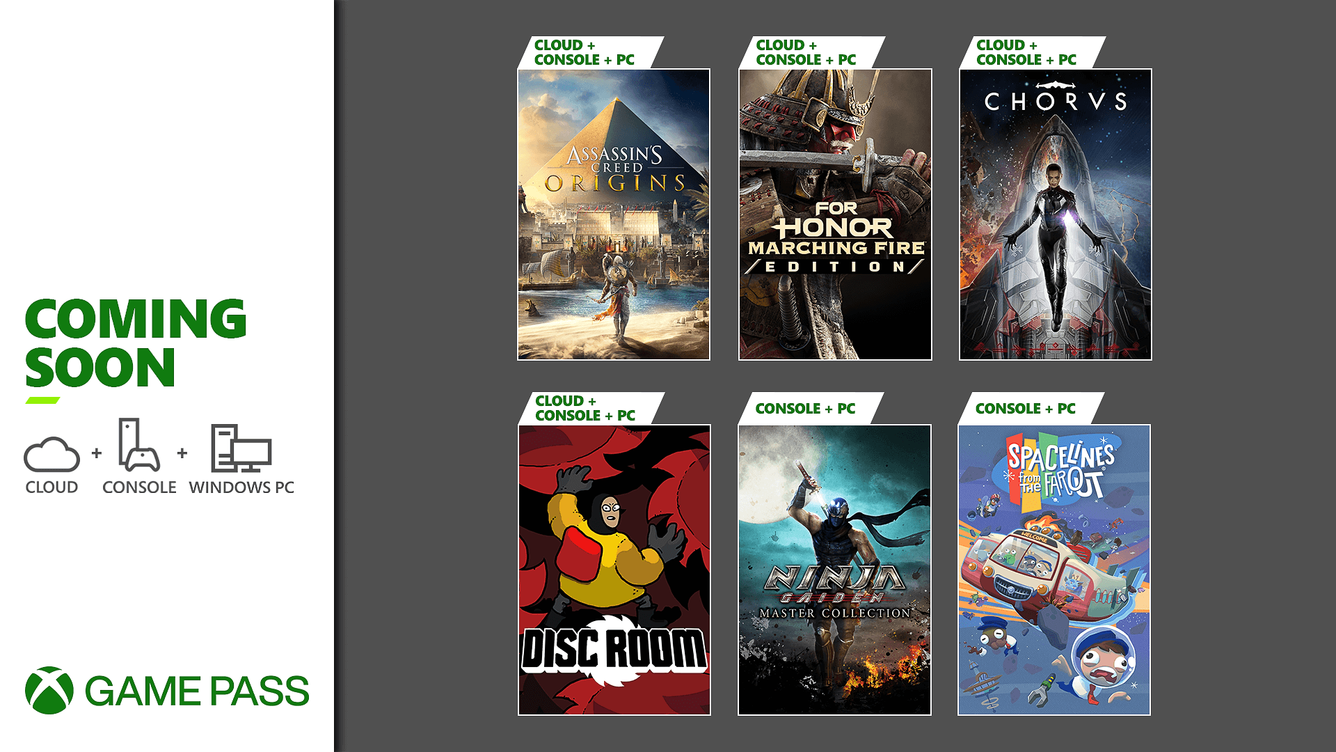 Xbox Game Pass Titles For June Revealed