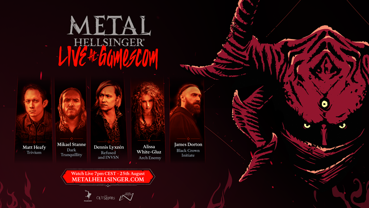 Hear Black Crown Initiate's James Dorton In New Trailer For 'Metal:  Hellsinger' Video Game 